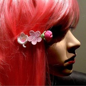 🌸 Sakura Blossoms - Hair Clips